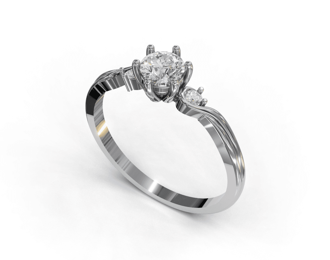 Meridian Diamond Ring — DiamoNY תכשיטי יוקרה